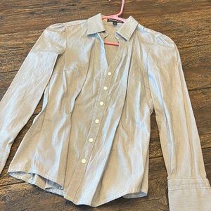 Express Grey dress shirt size XS